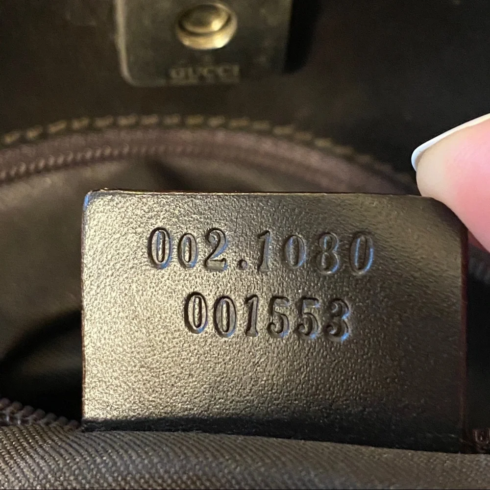 SOLD Authentic Gucci Monogram Hand Bag - Picture 9 of 14